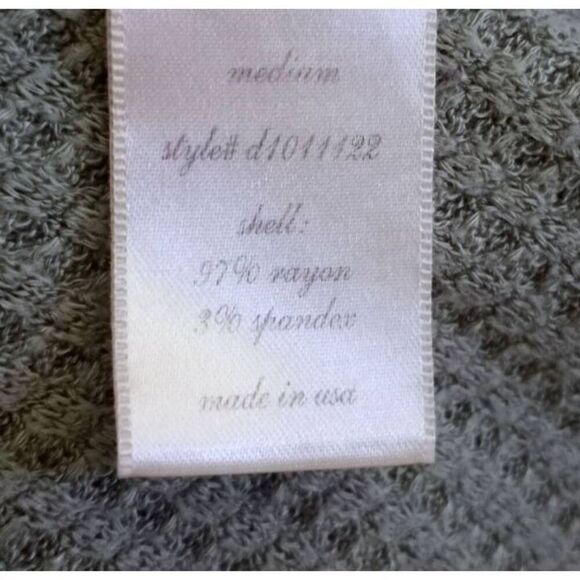 ALYA SEAFOAM GREEN WAFFLE KNIT TOP SZ.M GUC - Picture 5 of 5